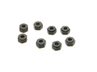 (immagine di) PN Racing Mini-Z 2mm Nylon Wheel Nuts (8pcs)