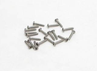 (immagine di) PN Racing M2x10 Button Head Stainless Steel Hex Plastic Screw (20pcs)