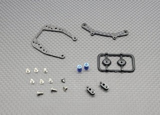 (immagine di) GL Racing GLR-GT Rear Shell Post 98-102mm