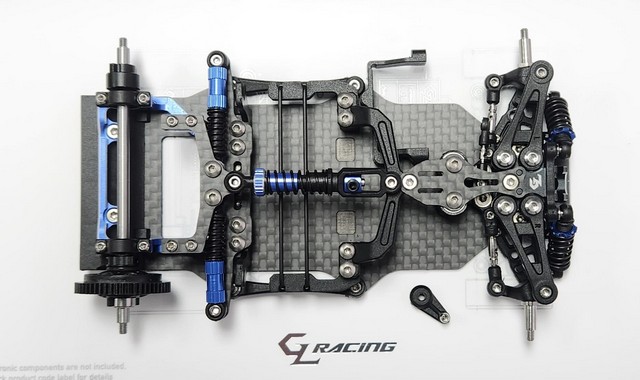 (immagine di) GL Racing GL-GTR 1/27 RWD Chassis (w/o Servo, ESC)