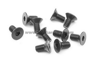 (immagine di) Marka Racing Viti in Acciaio SFH Svasate M2x3mm - Nero (10Pz)