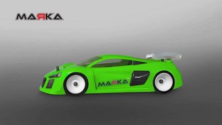 (immagine di) Marka Racing Mini-Z RK408 Carrozzeria in Lexan (Passo 98mm) - Leggera