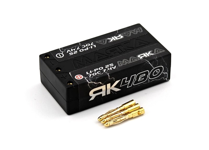 (immagine di) Marka Racing Lipo 2S 7.4V 480mAh 70C Hard-case Batteria
