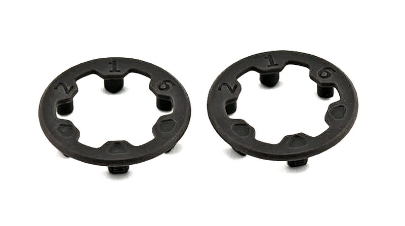 (immagine di) Marka Racing 1:28 Mini-Z Flange Laterali - GRIGIO SCURO - 21.6mm (2 Pz)