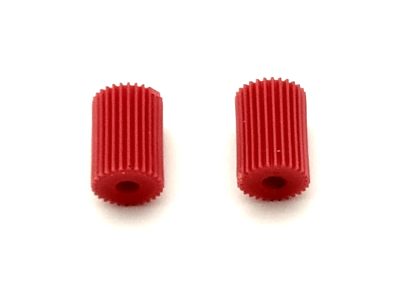 (image for) Marka Racing MZR-928 - 1:28 Mini-Z 2WD 126P Pinion 28T (RED) 2Pcs