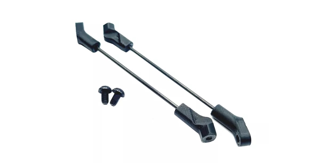 (immagine di) RC MAKER RCM-CBS-HRPLAT - 3D Pro Carbon Ultra Lite Anti Tuck Stiffener Set for Horizontal Rear Post Body Mounts (Lite)