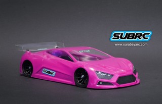 (immagine di) SubRc SBRC-B002P - 1/28 Lexan Touring Body ZENVO ST1 (98mm W/B) - 0.7mm