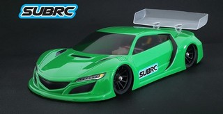 (immagine di) SubRc SBRC-B010 - 1/28 Lexan Touring Body NSX GT3 (98mm W/B) - 0.7mm